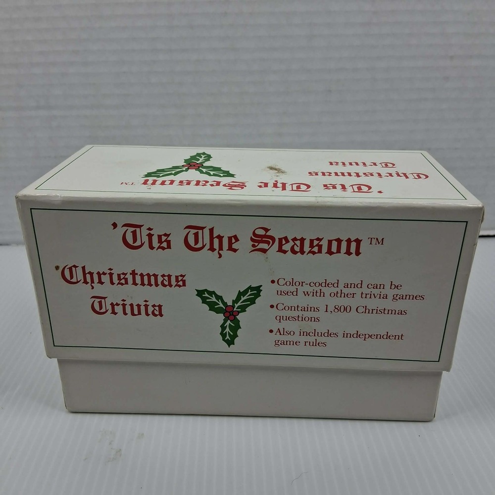 Tis The Season Christmas Trivia Game 1800 Questions 2008 Edition Holiday Fun